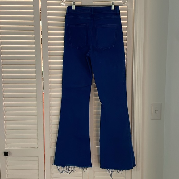 Zara blue denim bell bottoms - Picture 5 of 6